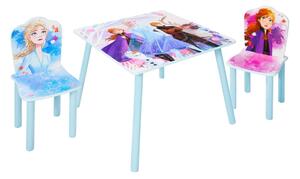 Set Tavolino in Legno con due Sedie Frozen 2