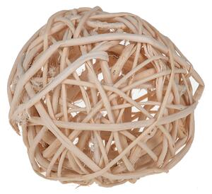 Set 48 Sfere Intrecciata di Rattan Colorate Larghezza 8 cm