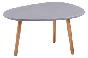 Tavolino con Base Cemento Ø 85x59 cm