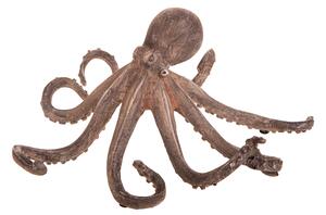 Statuetta Polpo Resina Decorativa 24 cm