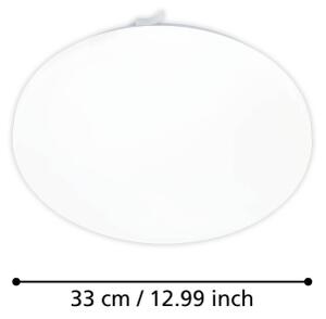 Eglo 75449 - Plafoniera LED FRANIA-M LED/15,5W/230V 3000K diametro 33 cm bianco