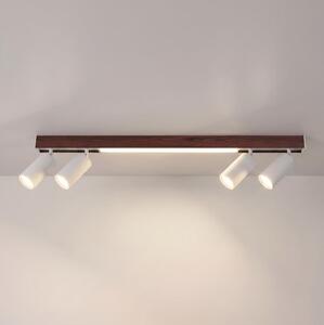 BRILAGI - Faretto LED SELE 4xGU10/30W/230V + LED/20W bianco/decoro ciliegio