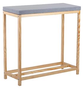 Supporto con Base Cemento Rett 80x35x79 cm