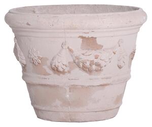 Vaso per Piante Decorato H 34 cm