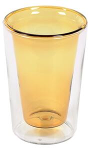 Bicchiere Aryas vetro trasparente e giallo