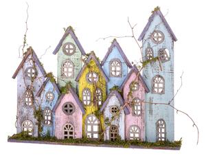 Villaggio Legno 55x46 cm