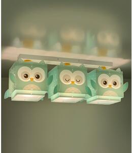 Plafoniera Per Bambini A 3 Luci Little Owl