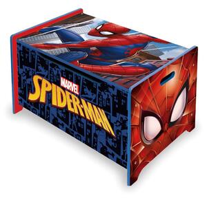 Cassapanca in legno portagiochi Spiderman Marvel