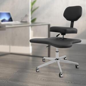 Poltrona da pavimento color avorio - Ergonomica e regolabile - Portata massima: 130 kg