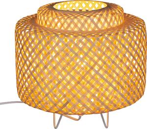 Lampada da notte in bambù Liby 27 cm