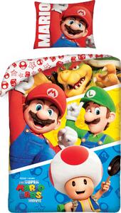 HALANTEX Lino incluso film Super Mario Cotone, 140/200, 70/90 cm