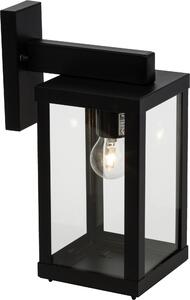 Lampada da parete per esterni di design nera - Protezione IP44 contro gli spruzzi d'acqua Porta d'ingresso giardino