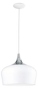Eglo 95384 Obregon lampada a sospensione cromo bianco