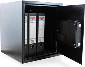 Bituxx Cassaforte elettronica Cassaforte a muro Cassaforte in contanti Cassaforte per mobili Cassaforte in acciaio Cassaforte in denaro Cassaforte blindata Cassaforte per documenti Nero MS-17337