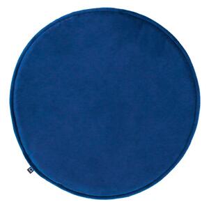 Cuscino per sedia rotondo Rimca velluto blu Ø 35 cm