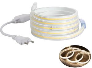03 metri, set di strisce LED COB bianco neutro 4000K, cavo di alimentazione IP20 senza interruttore (240LED/M, divisibili ogni 10 cm)