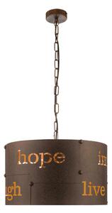 Lampada a sospensione Coldingham a 3 luci Ø 43 cm color ruggine