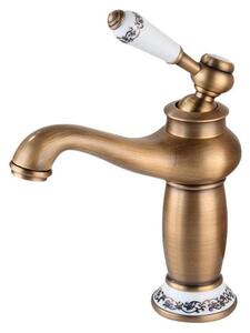 Rubinetto per lavabo - Rubinetto da bagno dorato con una sola maniglia