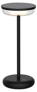 ENOVALITE Lampada da tavolo ricaricabile a LED, funzionamento a energia solare e a rete, dimmerabile, 2700K