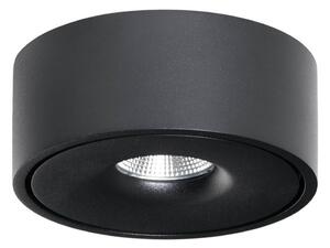 Lampada a soffitto Rotari, nero, metallo, Ø 12cm