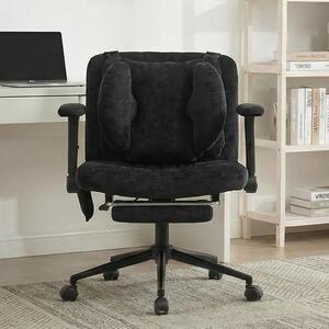 Sedia da ufficio rosa - Altezza regolabile - Con cuscino - Struttura in metallo - Per adulti - Sedia da computer