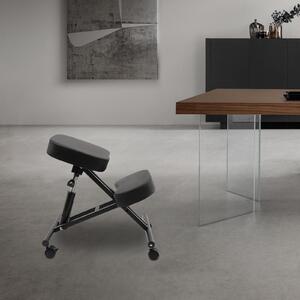 Sgabello ergonomico per seduta a ginocchia - Altezza regolabile da 50 a 60 cm - Capacità di carico: 100 kg