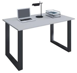 Scrivania in legno | H. 76 x W. 140 x T. 50 cm | Tavolo per computer semplice | piedini in metallo di alta qualità | Tavolo da lavoro | Mobili da ufficio - Lona U