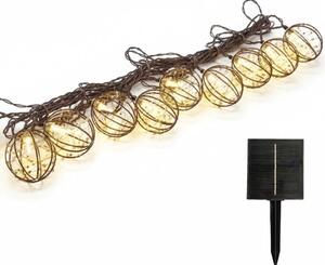 Catena luminosa solare RUSTY 4 m
