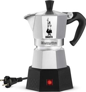 Bialetti Moka Elettrica Caffettiera Elettrica 2 Tazze Potenza 230W Caff in Polvere - 7290 Express Elettrika