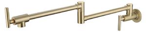 Rubinetto da cucina - Monocomando, solo acqua fredda - Modello universale da incasso - Oro