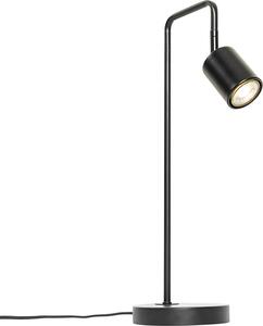 QAZQA - Lampada da tavolo moderna nera regolabile - Java I Soggiorno I Camera da letto - Acciaio Oblong - LED adatto GU10