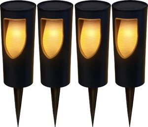 Set di 4 lampade da terra a energia solare GRILLY h34cm