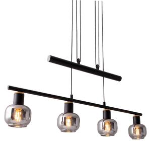 Fumoso lampada a sospensione E14 nero