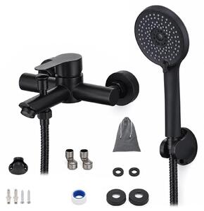 Miscelatore per lavabo con 3 funzioni, set con doccetta manuale e flessibile