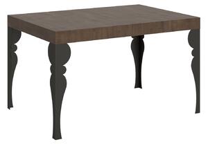 Tavolo Allungabile 120/380x90 cm Paxon Noce Gambe Antracite