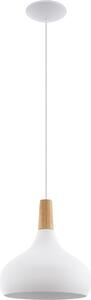 Lampada a sospensione Ø 28cm bianco marrone Sabinar