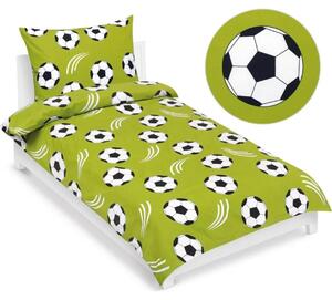 Biancheria da letto in cotone per bambini, taglia junior - 140x200 cm. Coprimaterasso: 70x90 cm - disponibile nei colori verde, nero e bianco