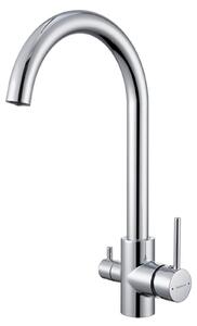 Rubinetto da cucina a 3 vie, miscelatore a tre vie per acqua filtrata