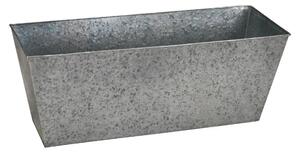 Portavaso in acciaio zincato colore grigio H 27 cm, L 70 x P 24 cm