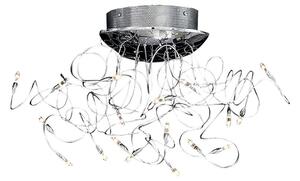 Plafoniera Lampada da soffitto 18 x 10W G4 Ideal Lux Cromo