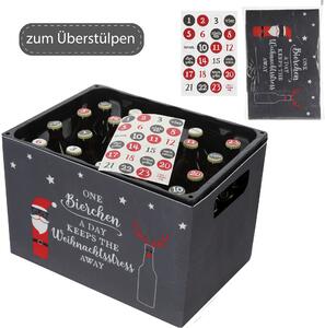 Calendario dell'Avvento da uomo per una cassa di birra - Divertente calendario dell'Avvento dedicato alla birra - Calendario dell'Avvento da uomo - Regalo dell'Avvento per uomo