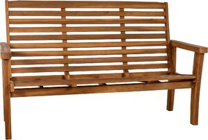 Panca da esterno in teak Nicosia, con funzione di chaise longue. Legno di teak resistente agli agenti atmosferici, robusto e facile da pulire. Colore: teak. Dimensioni: 180 cm