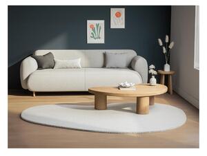 Tappeto shaggy organico effetto pelliccia 200 x 300 cm Beige - GIRONA