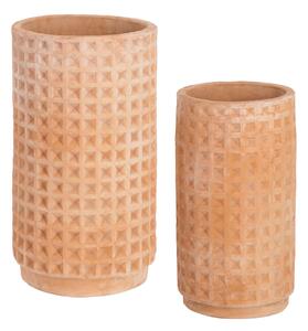 Set Celi di 2 vasi in terracotta Ø 34 cm / Ø 25 cm