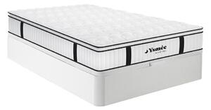 Set 140x190cm Rete vano Bianco + Mater. ignifugo molle insac. topper integ. sp.28cm - DELICE di DREAMEA HOTEL