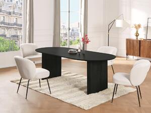 Tavolo da pranzo 8 coperti in Legno di mango Nero - BALIMELA