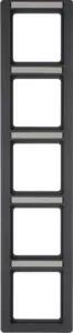 Berker 10156016 Cornice con campo di scrittura antracite con Berker Q.1