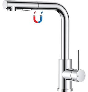 Rubinetto da cucina con soffione estraibile magnetico, 2 getti
