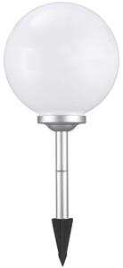 Lampada solare a forma di sfera Ola, 30 cm, con picchetto da terra in plastica, grado di protezione IP44