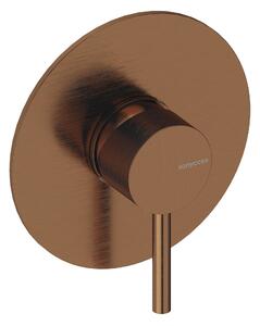 SANYCCES LOOP Miscelatore doccia da incasso con corpo da incasso, oro rosa spazzolato